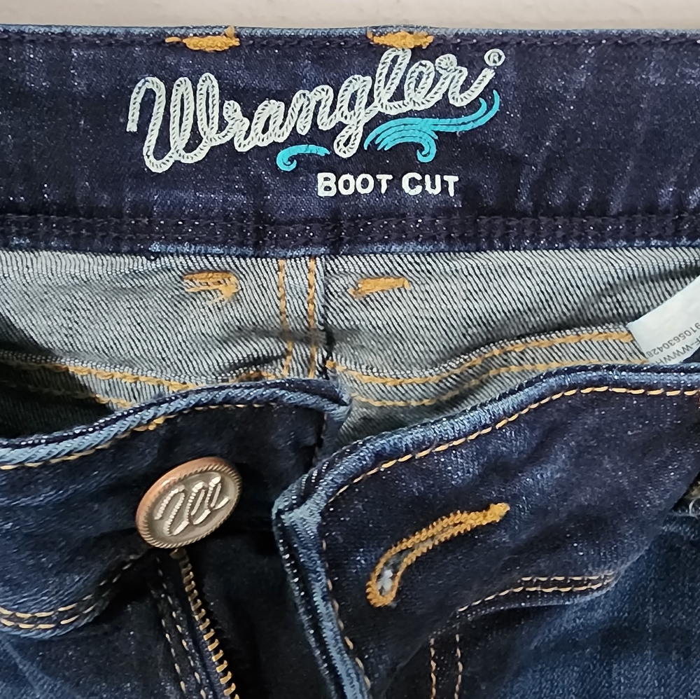 Wrangler Boot Cut Jeans - Dark Blue